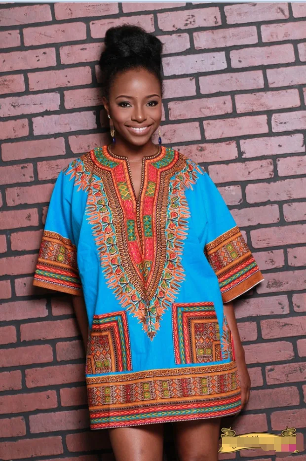 2019 новое летнее модное Стильное женское платье в африканском стиле