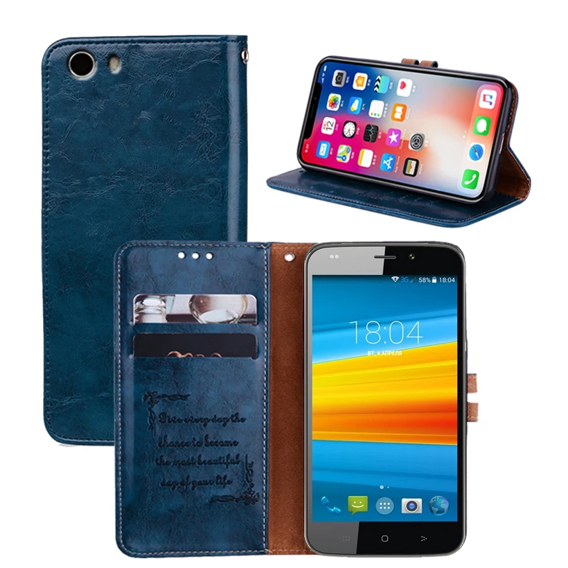 

Newest Wallet Case For DEXP Ixion M255 Pulse Case Back Cover Case 5.5" 100% Special PU Leather Flip Cover Phone Bag B02