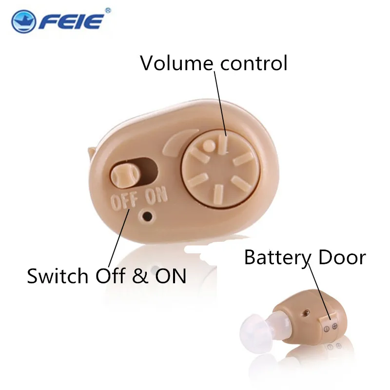 

Invisible Mini Hearing Aid Headphones Ear Deaf Equipment S-213 Wireless Hearing Amplifiers Free Drop Shipping