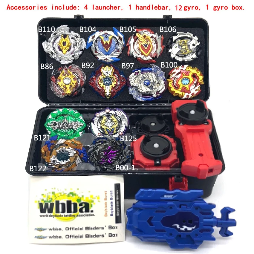 Детский комплект с топом на пусковые установки Beyblade игрушки B-100 B-127 B-00 B-134 B-135 B129 B128 металлический взрыв бей лезвия игрушка bay лезвия