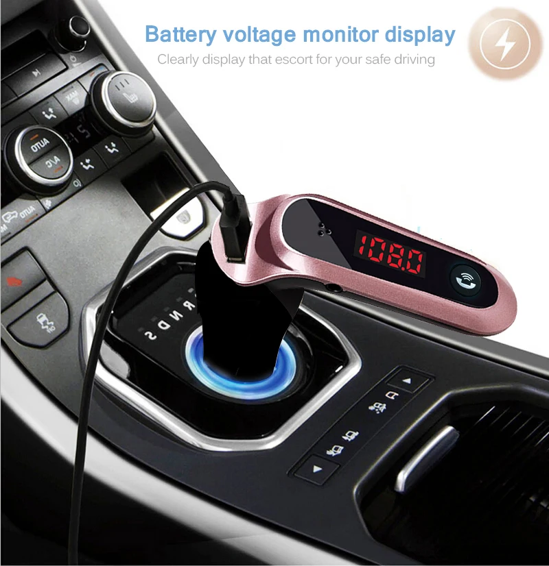 Transmetteur FM Bluetooth 4en1 De Voiture CARG7