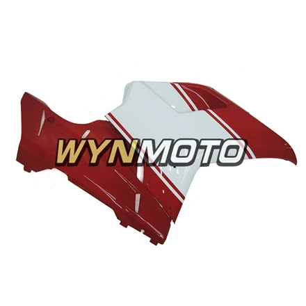 Полные мотоциклетные матовые красные белые чехлы новые для Ducati 1098 848 1198 2007-2012 АБС-пластик обтекатели комплект ковбочки