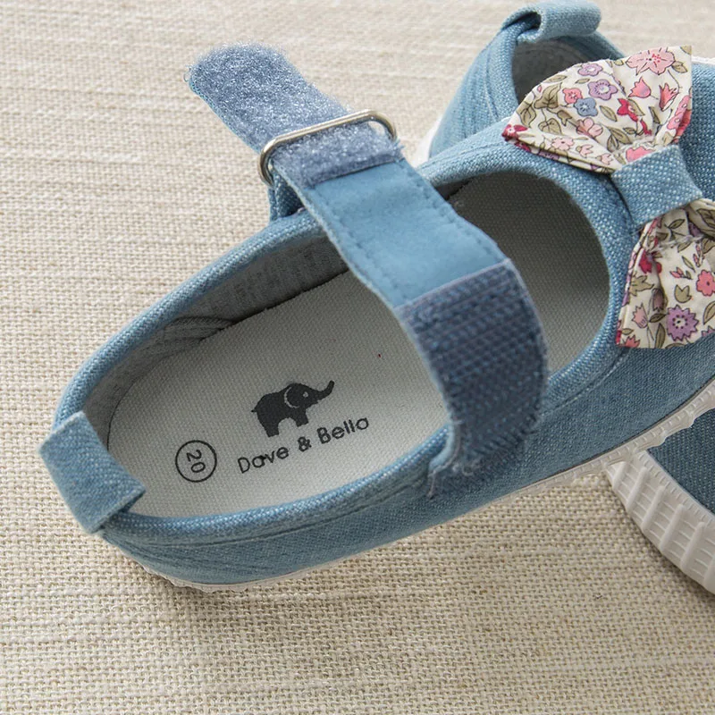DB7604 Dave Bella/Весенняя парусиновая обувь для маленьких девочек; детская брендовая обувь; детская повседневная обувь