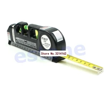 Многофункциональный Уровень лазерный Горизонт Вертикальная измерительная лента выравниватель пузырьков линейка лазерный светильник луч измерительная лента 07NOV
