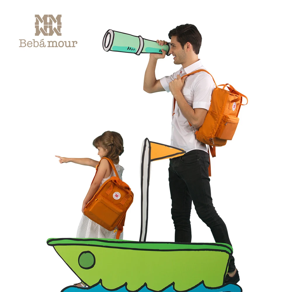 

Bebamour Children School Bag Multifunctional Waterproof Diaper Bag 2018 Fashion Backpack for Kids Baby Handbag