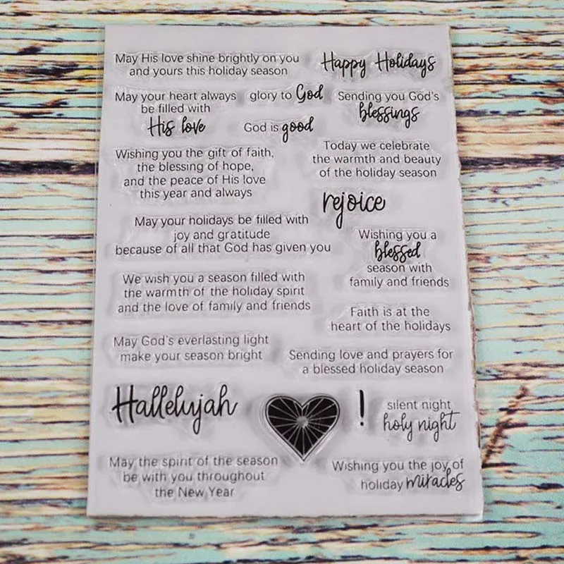 

God is good Transparent clear stamp for DIY Scrapbooking/Card Making/Kids Christmas Fun Decoration Supplies