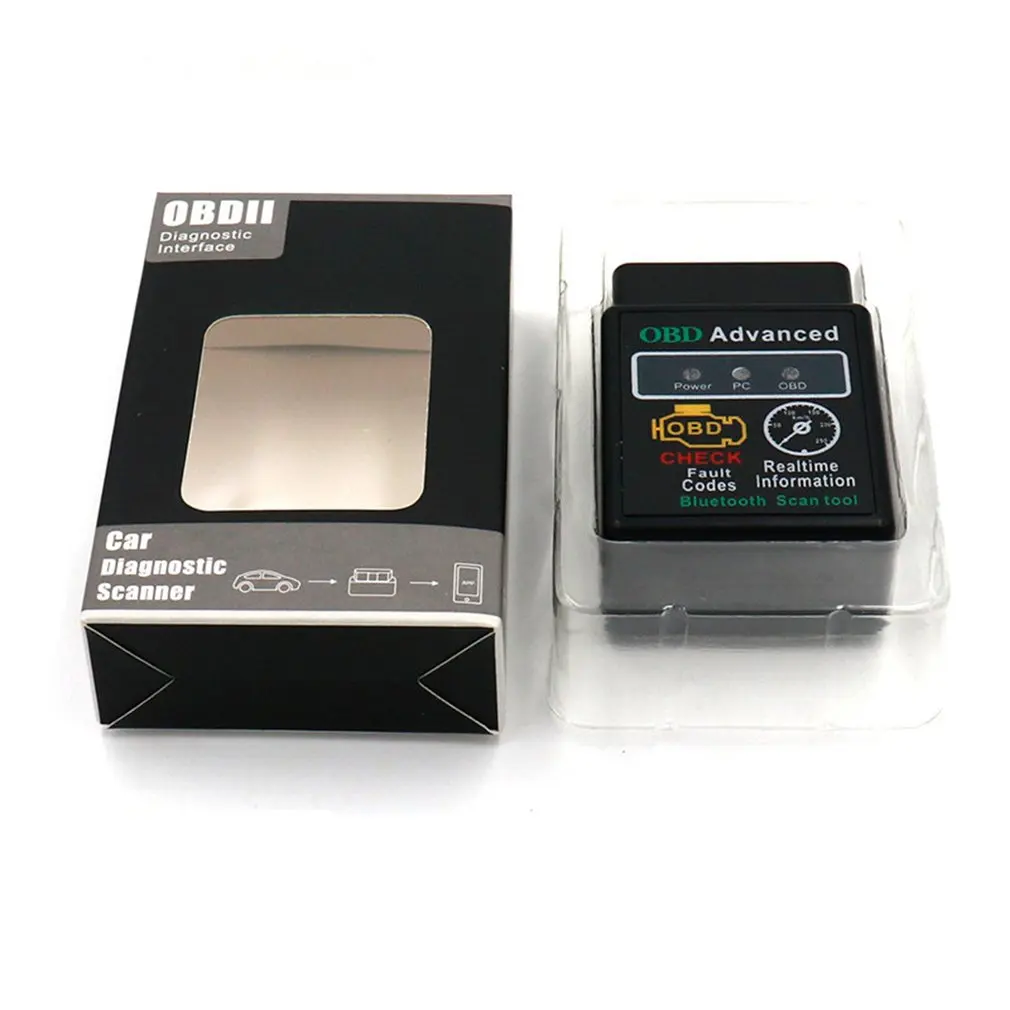 Небольшой Размеры V1.5 Bluetooth автомобильный диагностический инструмент OBD2 ELM327 HH OBD