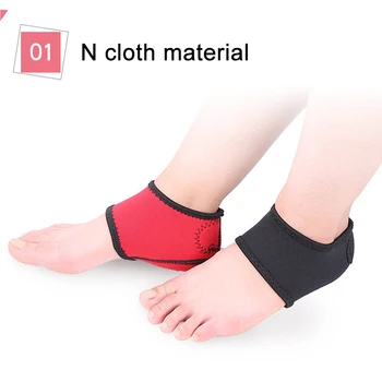 

NEW 2Pcs Foot Ankle Pads Cushion Plantar Fasciitis Pain Relief Heel Arch Support Wrap