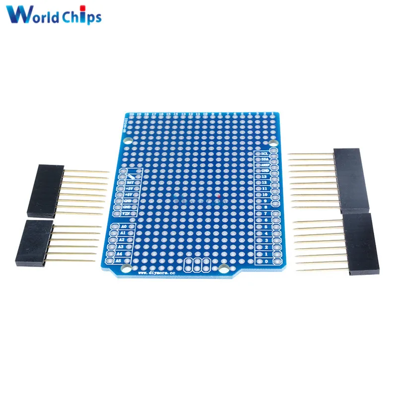 Плата расширения печатной платы для Arduino ATMEGA328P UNO R3 макетная плата 2 мм 54 с