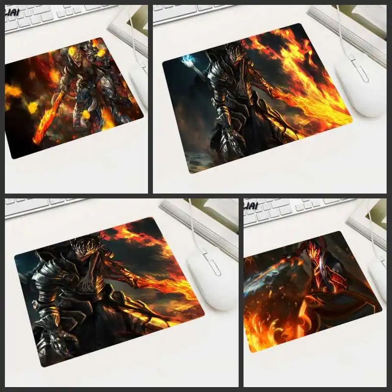 

XGZ Featured Video Wallpaper Mouse Pad Dark Souls Gamer Small Size Gaming Mousepad Small and Portable for Laptop Players Desk