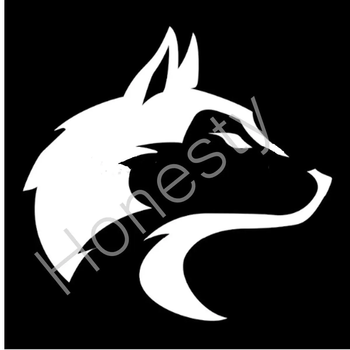 Wolf Head car window sticker vinyl decal funny animal wall home vinyl