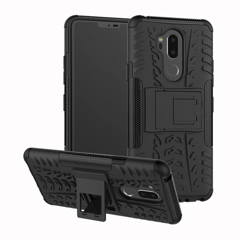

HEMASOLY Case For LG G6 Case PC+TPU Shockproof For LG G7 Armor Case LG G6 Plus H870 H871 H872 Heavy Duty Kickstand Cover