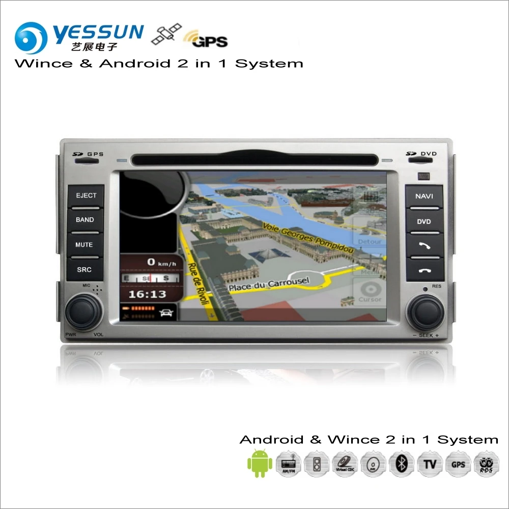 

YESSUN For Hyundai Santa Fe 2006~2011 - Car Android Multimedia Radio CD DVD Player GPS Navi Map Navigation Audio Video Stereo