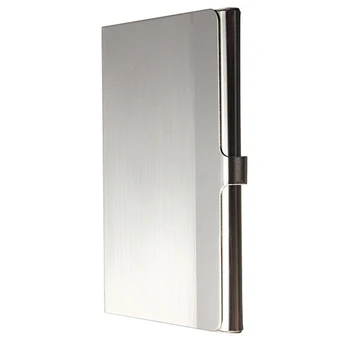 

5 PCS of Vogue Stainless Steel Silver Business ID Name Credit Card Holder Case