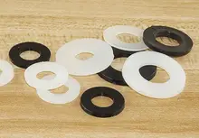 100pcs M2 M2.5 M3 M4 M5 M6 M8 M10 M12 Nylon Washer Flat Washer Plastic Washer