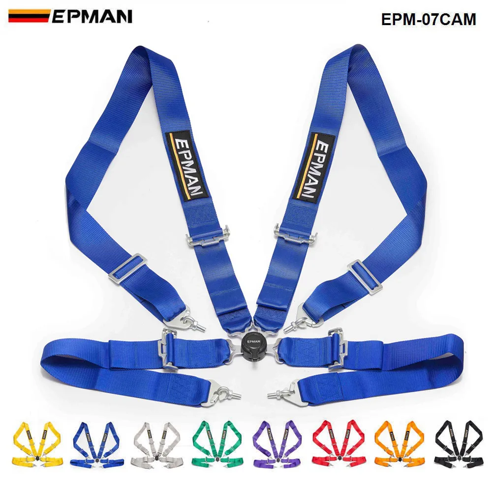

Universal Racing Epman 4-Point 3"Nylon Strap Harness Safety Camlock Car Styling EPM-07CAM