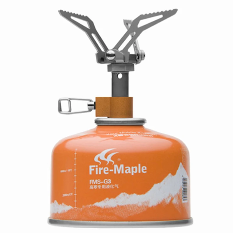 Micro Titanium Gas Stove Lightweight 45g Outdoor Camping Portable Folding  Stove Fire Maple FMS-300T 2600W Free Shiping - AliExpress
