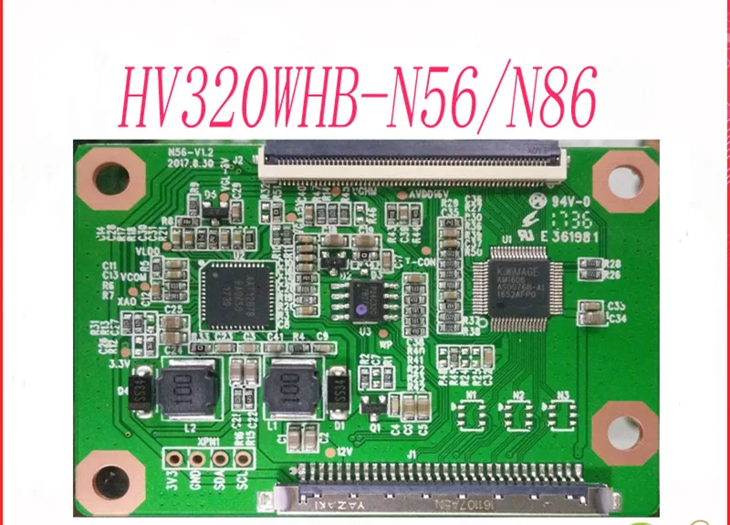 Novo HV320WHB N56/HV320WHB N86 placa lógica 32 polegada|Microfones ...