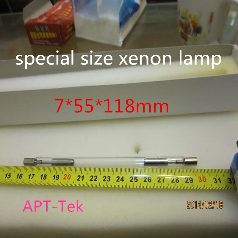 

7*55*118mm special size Xenon flash IPL Lamp Top Quality 100,000 shots on average with wholesale price