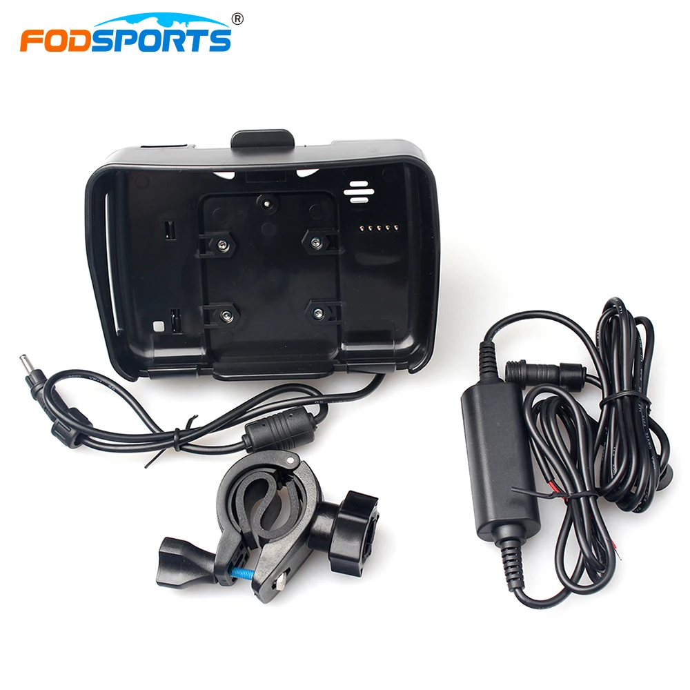 Fodsports motorcycle font b gps b font navigation accessories cradle holder with power cable with mounting