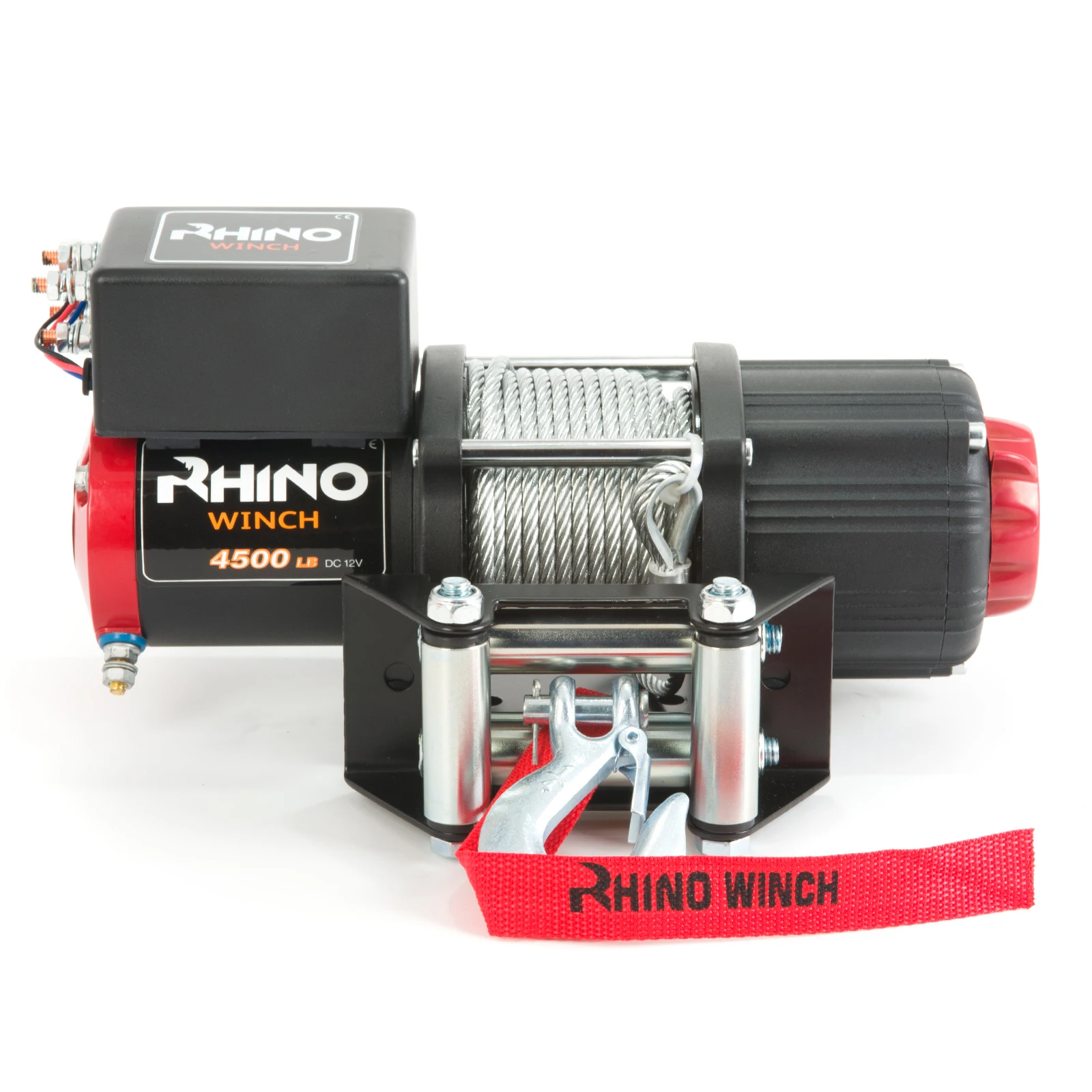 electric winch 12V 4500lb remote control set heavy duty ATV trailer high strength steel electric winch