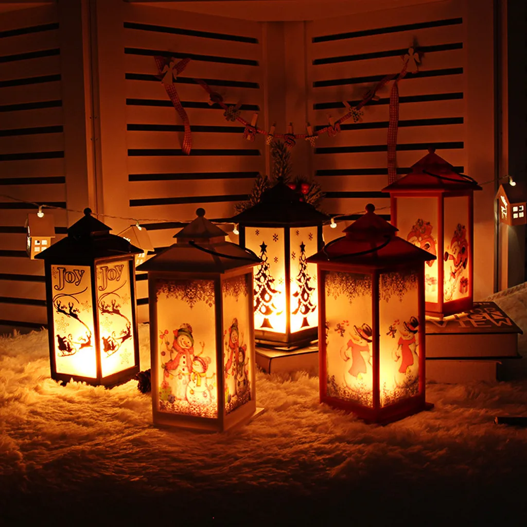 

1pcs LED Tea Light Christmas Candles Ornaments Xmas Tree Hanging Decor New Year Christmas decorations for home Gift Navidad