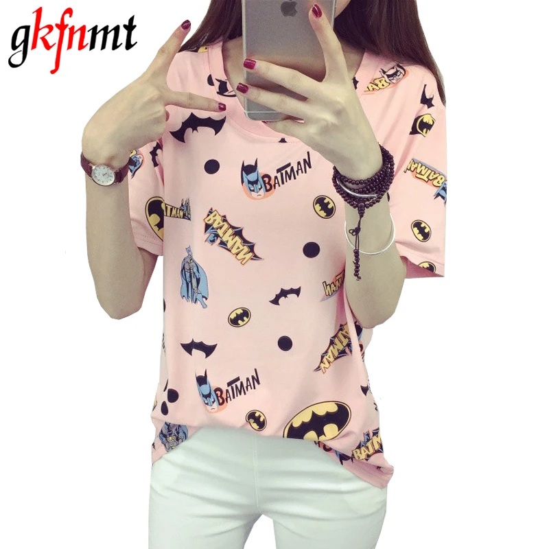 Женская свободная футболка Gkfnmt летний топ с рисунком модель 2020 года|fashion women t