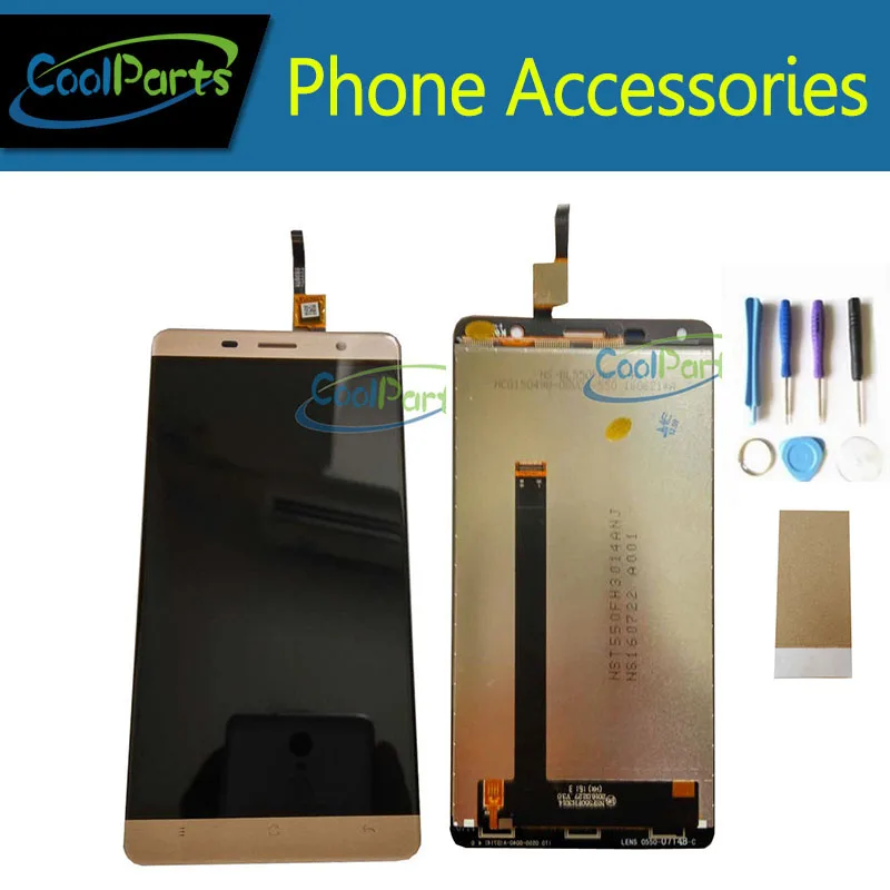 

Original Quality 5.5" For Cubot Cheetah LCD Display Screen With Touch Screen Digitizer Assembly Gold Color With Tools Tape