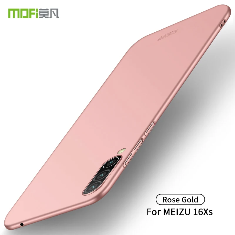 Rose Gold MOFi для Meizu 16XS Чехол Жесткий PC задняя крышка защитный чехол для телефона s для Meizu 16XS - Цвет: Rose Gold
