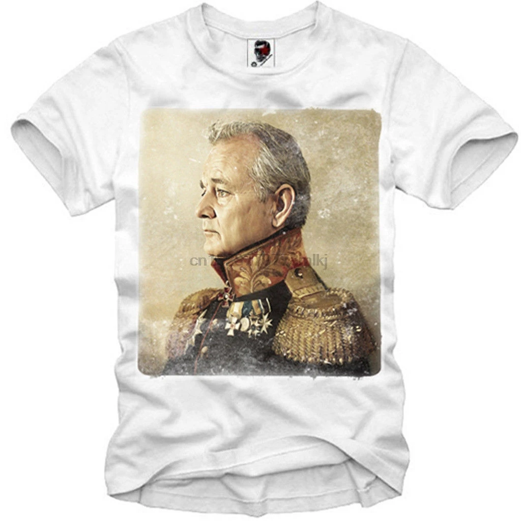 E1SYNDICATE/футболка BILL MURRAY GHOSTBUSTERS/хлопковая футболка с короткими рукавами в