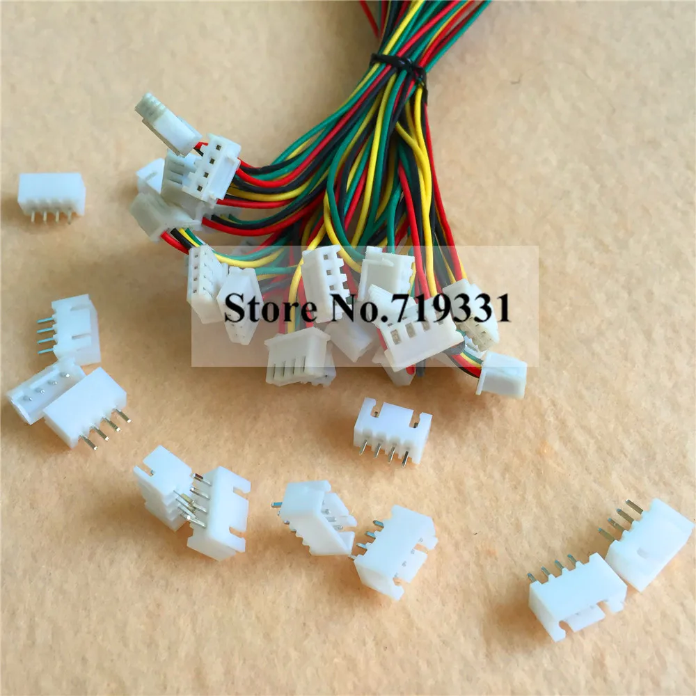 JST XH 2.5 10-Pin Female Connector with Wire & Male Connector x 10 Sets 