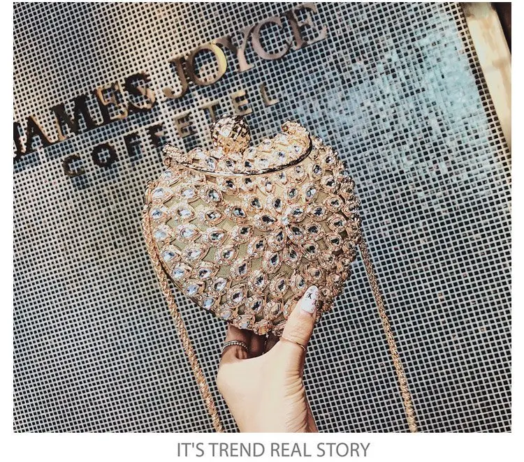 Luxo de alta qualidade diamantes mulheres sacos