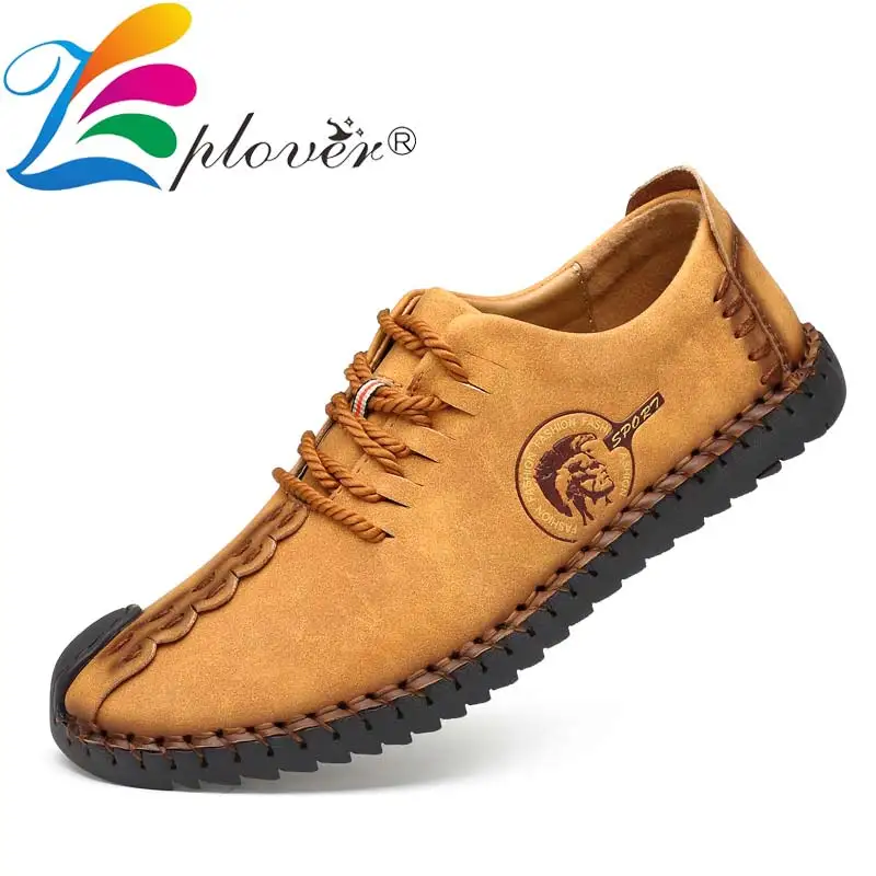 2019 Classic Men Casual Shoes Men Loafers Split Leather Shoes Men Flats Handmade Lace-up Hot Sale Moccasins Shoes Big Size 2019 Classic Men Casual Shoes Men Loafers Split Leather Shoes Men Flats Handmade Lace-up Hot Sale Moccasins Shoes Big Size