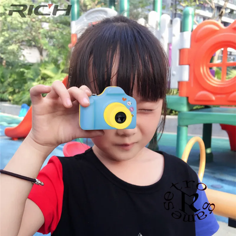 US $436.05 DHL 20pcsLot Rich A11 15 Inch 2MP Mini Igital Camera For Kids Baby Cute Cartoon Multifunction Toy Camera Children Birthday
