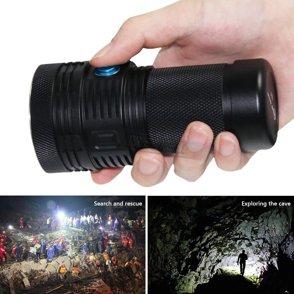Xhp70 перезаряжаемый самый мощный фонарик 3 cree xhp70 фонарь большой дальности 18650