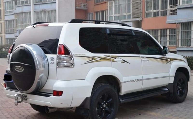 Высокое качество багажник на крышу для Тойота Land Cruiser Prado 120 2003 2009 Авто Топ