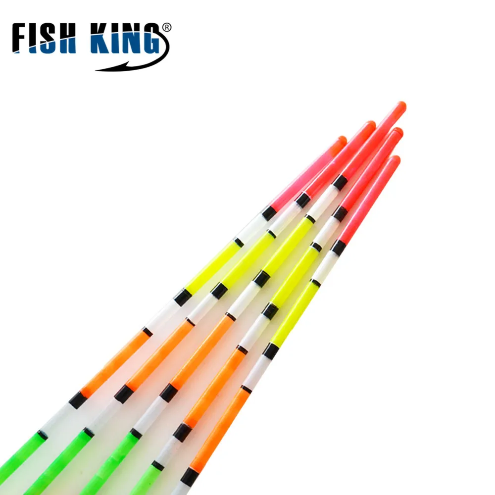 FISH KING Fishing Float 10PC/Lot Plastic Float Carp Fishing Accessories  Fishing Equipment Articulos de Pesca Flotteur de Peche