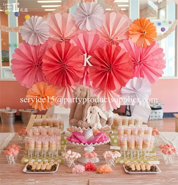  Eco  Friendly  10 25cm Tissue Paper Fans Tissue Paper 