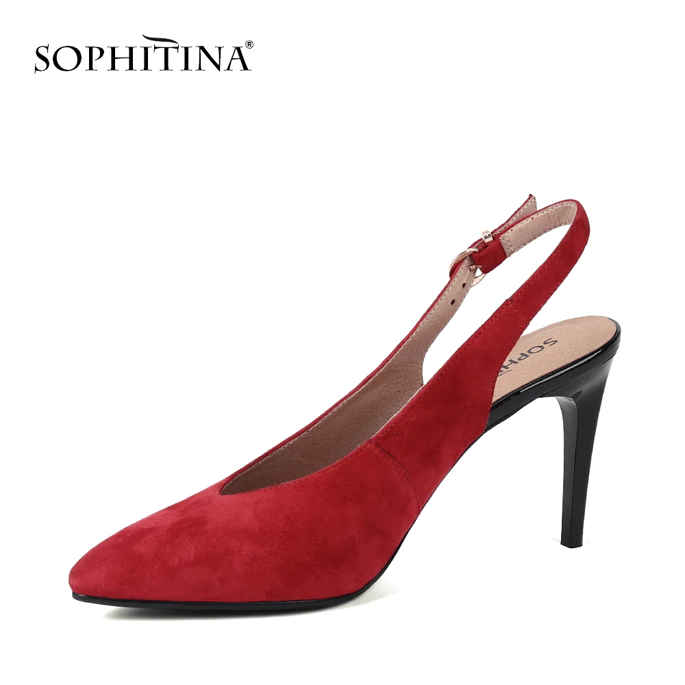 SOPHITINA/Удобные женские сандалии в испанском стиле. Летние туфли из натуральной