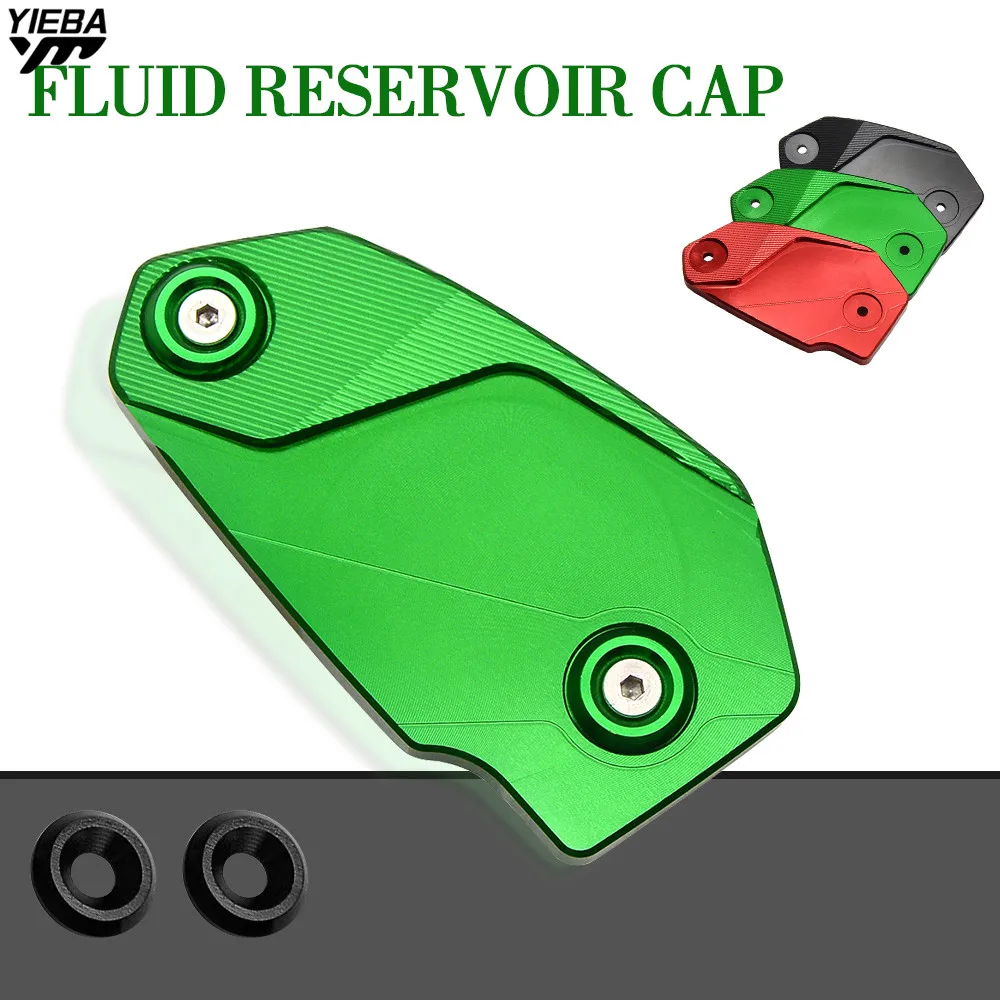 CNC Motorcycle Front brake Fluid Reservoir Cover Cap Side Stand Enlarge For Kawasaki Z800 2013-16 ER6N ER6F VERSYS 650 ninja650