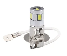 H3 bombillas LED luz antiniebla de coche de alta potencia de la lámpara 5630 SMD Auto conducción bombillas Led fuente de luz del coche aparcamiento 12V 12V 6000K para faros delanteros D030