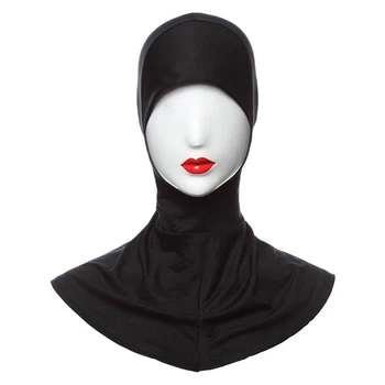 

2019 Full Cover Inner Hijab Caps Muslim Turban Hat For Women Islamic Underscarf Bonnet female Modal Neck Head Under Scarf Hats