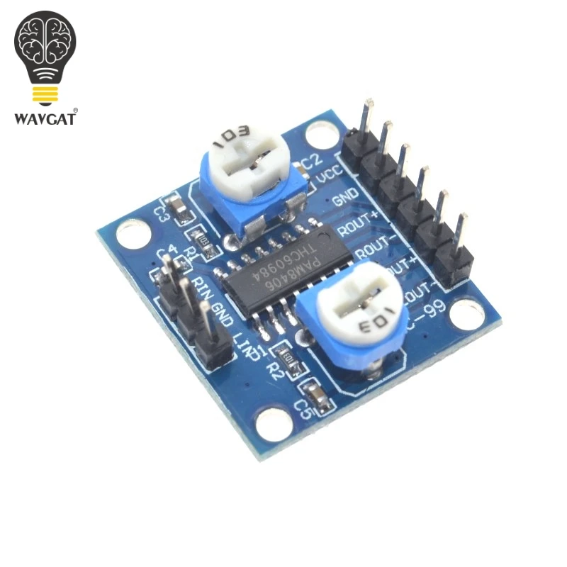 PAM8406 Digital Amplifier Board With Volume Potentiometer 5Wx2 Stereo