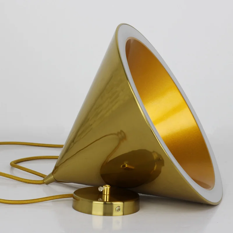 Современный скандинавский ресторан Pendant Lights латунный золотой алюминий Подвесной