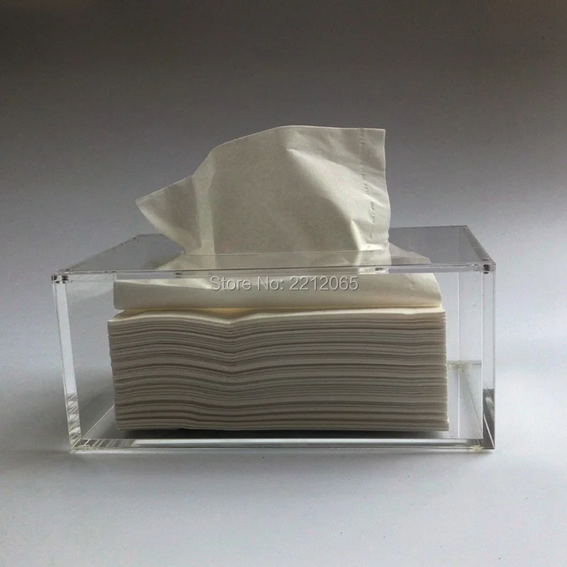 acrylic napkin box case