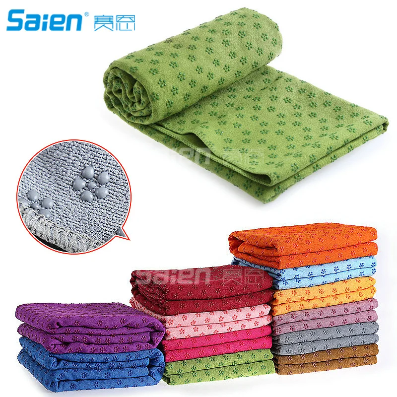 Одеяло для йоги, полотенце для йоги-нескользящее полотенце для йоги-идеальное полотенце из микрофибры для йоги и пилатеса