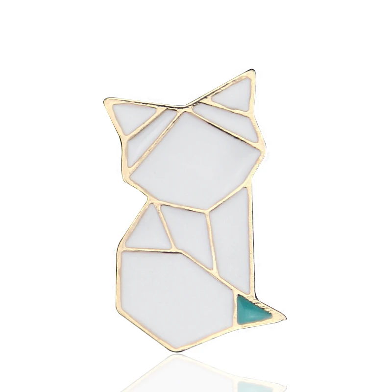 

Fashion Origami Cat Brooches Pin Jewelry Gift