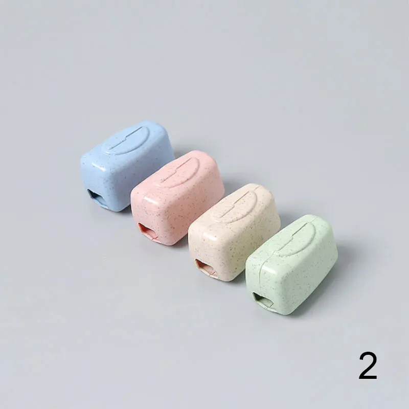5pcs Portable Tooth Brush Cap Case Toothbrush Cover Holder Health Germproof Travel Hiking Camping Toothbrushes Protector 5