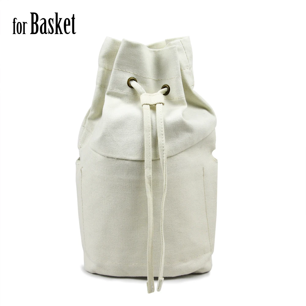 Basket inner insert canvas inner pocket lining for fullspot o basket O