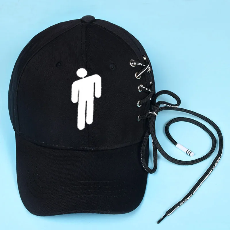 

American Singer Billie Eilish Baseball Cap for Men Women Teenagers Students Hip Hop Rap Hat